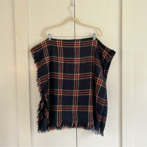Plaid Gingham Blanket Scarf